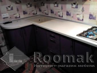 Кухня сиреневая Колор Микс (МДФ крашенный)