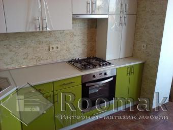 Кухня оливка/лайт Мода (МДФ пленка) 4