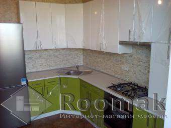 Кухня оливка/лайт Мода (МДФ пленка) 2