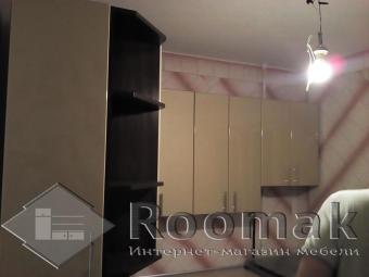 Кухня золото/мокко Мода (МДФ пленка) 5