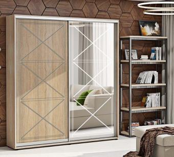 Шкаф купе Стандарт 2Д 1,6м Комфорт Мебель foto 5