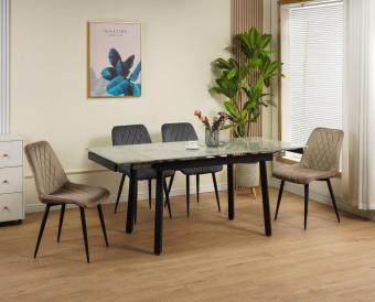 Стіл Ashwood DT2402-B Grey glossy