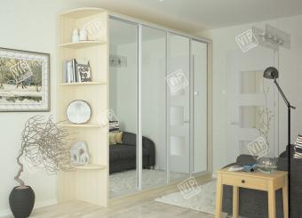Шкаф-купе 4Д 2,5м (600) foto 7