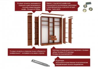 Шкаф-купе 2Д 1,7м МС foto 42