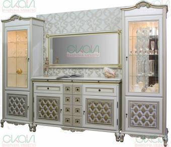 Гостиная комплект Новита Белая