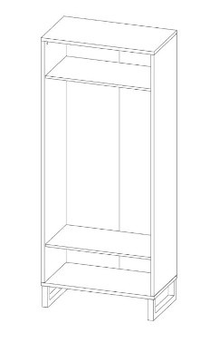 Шкаф 2Д Бари foto 2