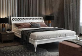 Деревянная кровать Дублин декор