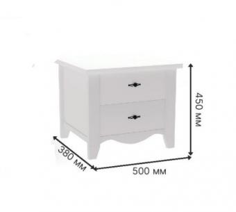 Тумба прикроватная 2Ш Рим foto 2