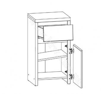 Комод KOM1D1SP Каспиан foto 2