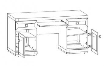 Стол письменный -158 Соната foto 3