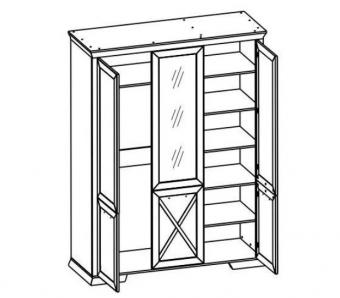 Шкаф SZF3D Марсель foto 2