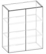 Модульная кухня Империя (крашенные фасады) 60%20%D0%B2